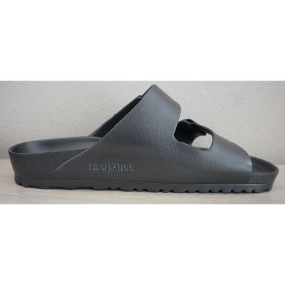 Birkenstock Men's Sz 43 US 10 Anthracite Gray Arizona Essentials EVA Sandals - Picture 6 of 12